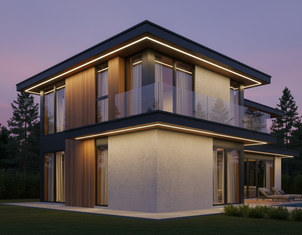 Stucco LED Channel – 7.8ft Outdoor Trim for Walls & Soffits | Stucco LED Solutions