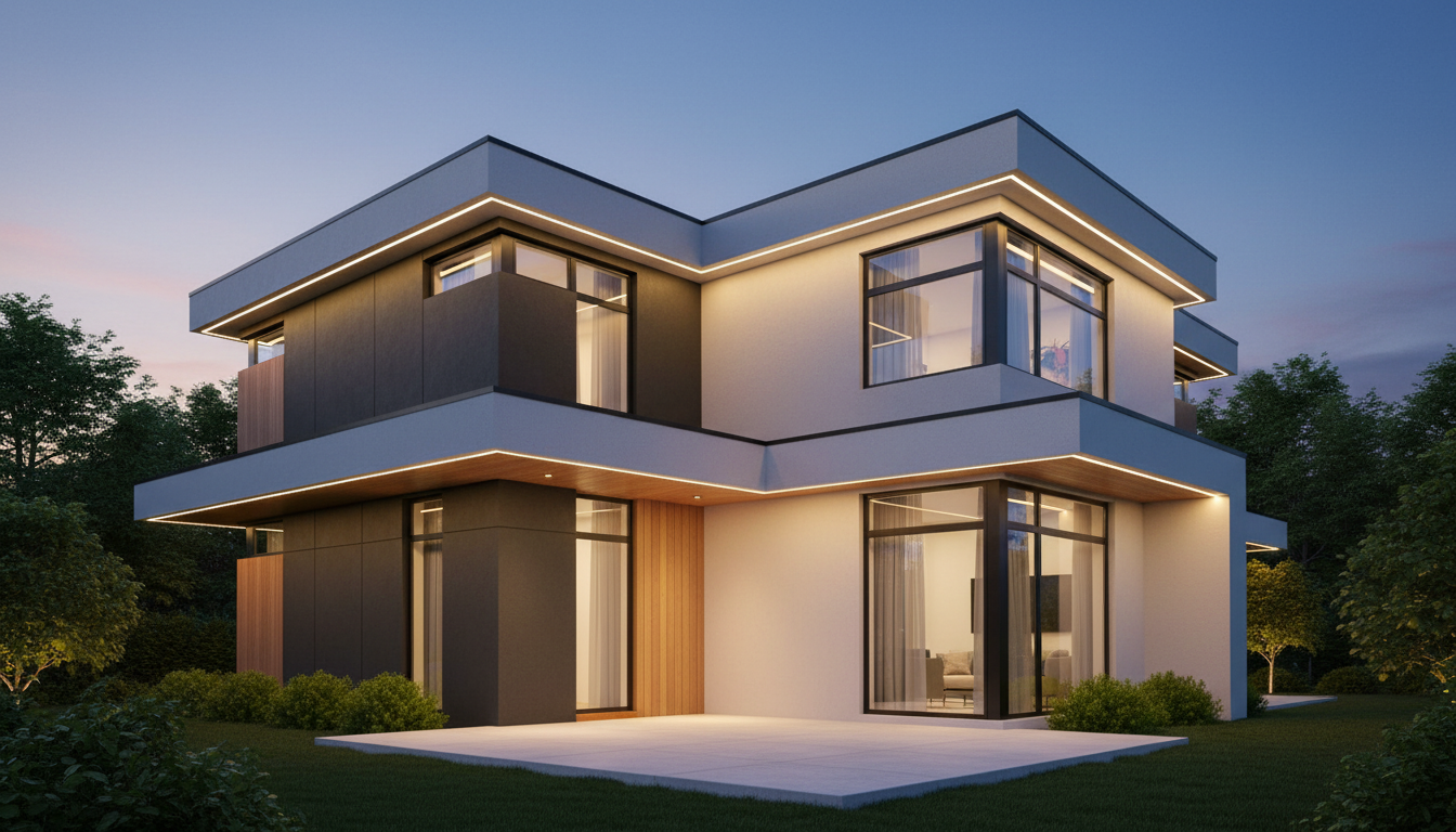 Stucco LED Channel – 7.8ft Outdoor Trim for Walls & Soffits | Stucco LED Solutions