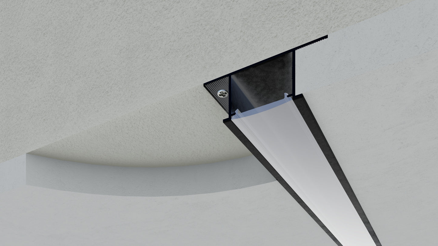 Stucco LED Channel – 7.8ft Outdoor Trim for Walls & Soffits | Stucco LED Solutions