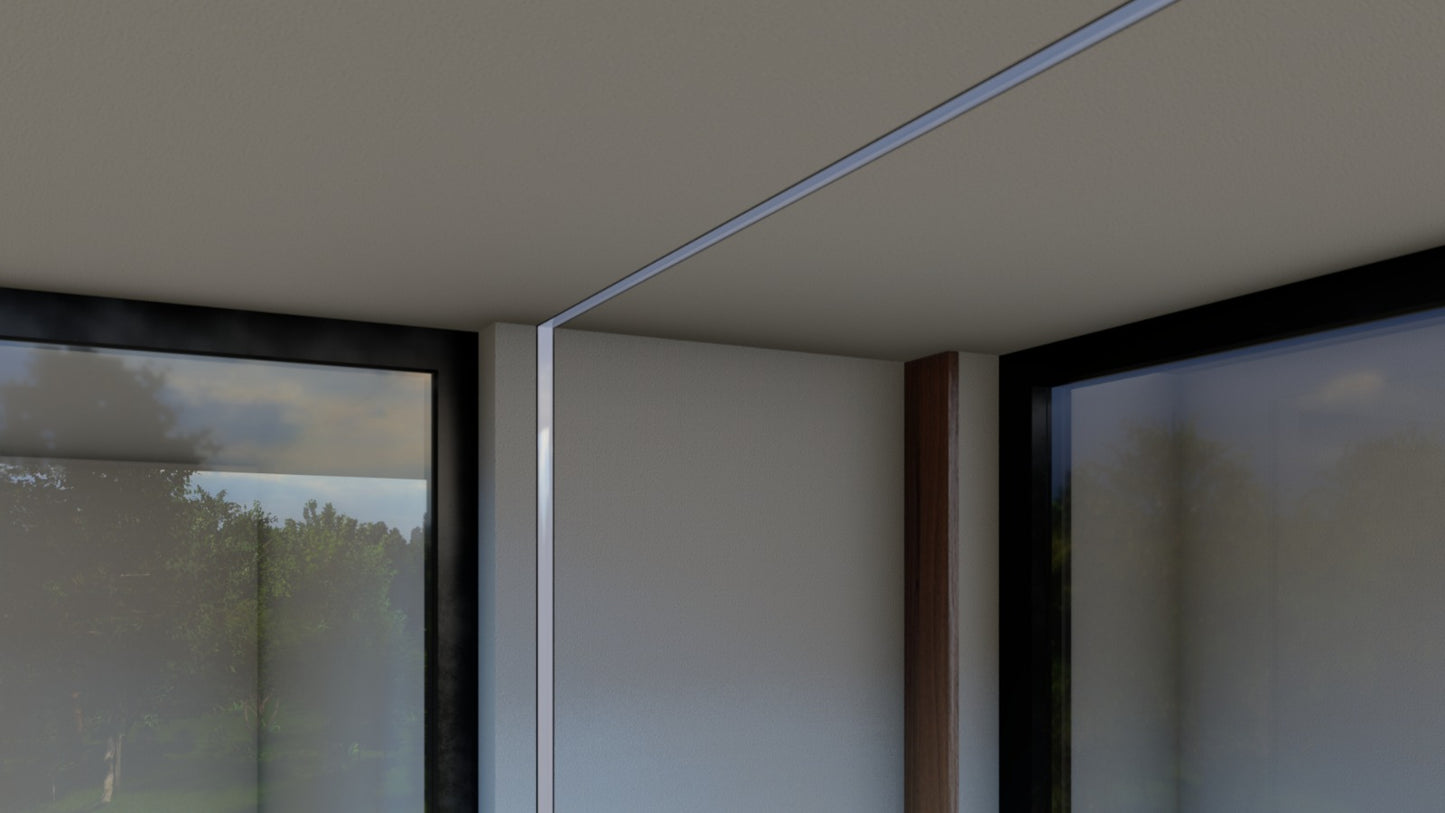Stucco LED Channel – 7.8ft Outdoor Trim for Walls & Soffits | Stucco LED Solutions